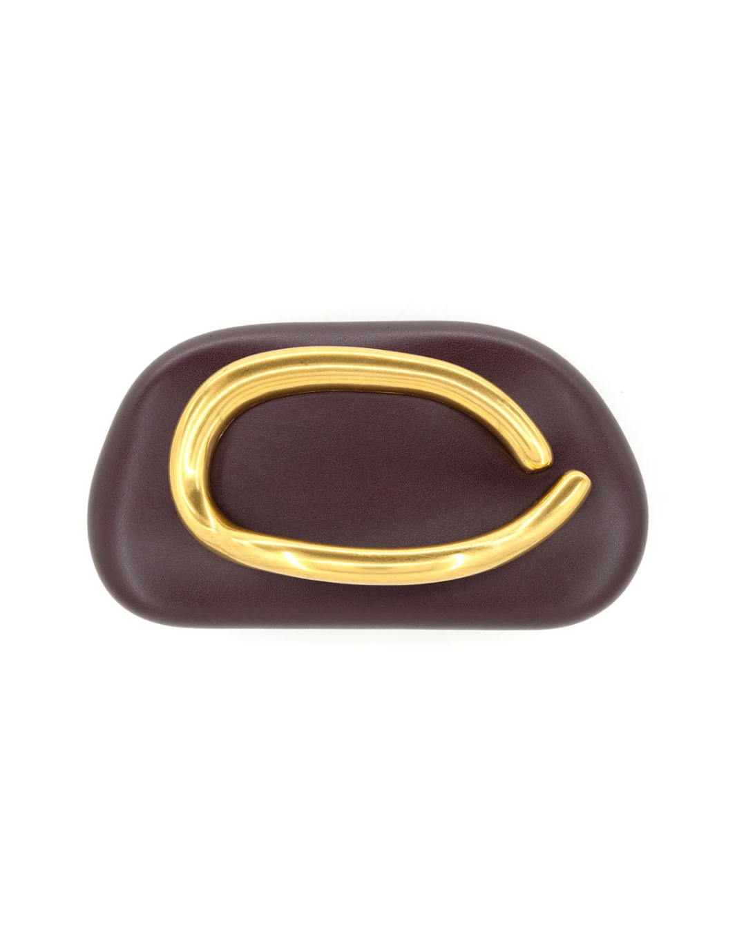 Evening Clutch with Gold Handle