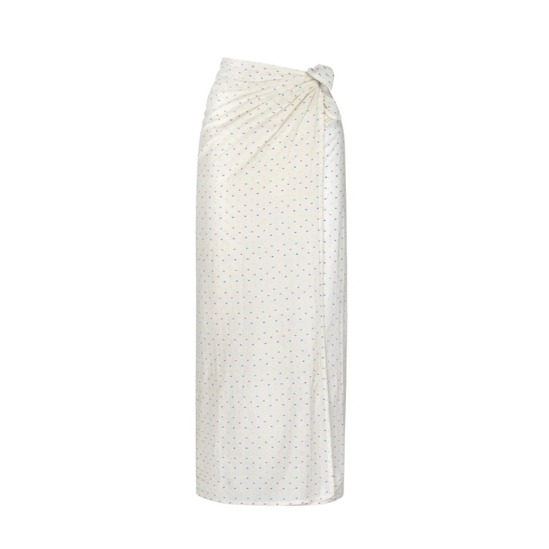 Vanilla Swiss Dot Sarong