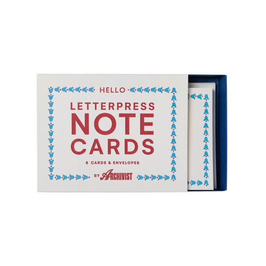 Letterpress Notecards {Hello Tulip}