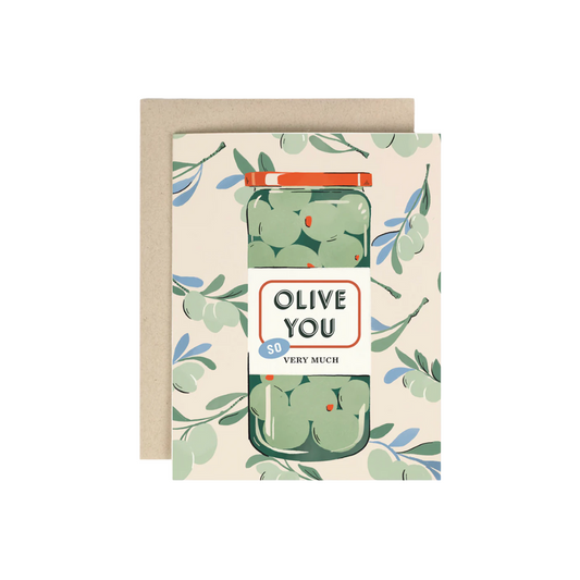Olive You Card