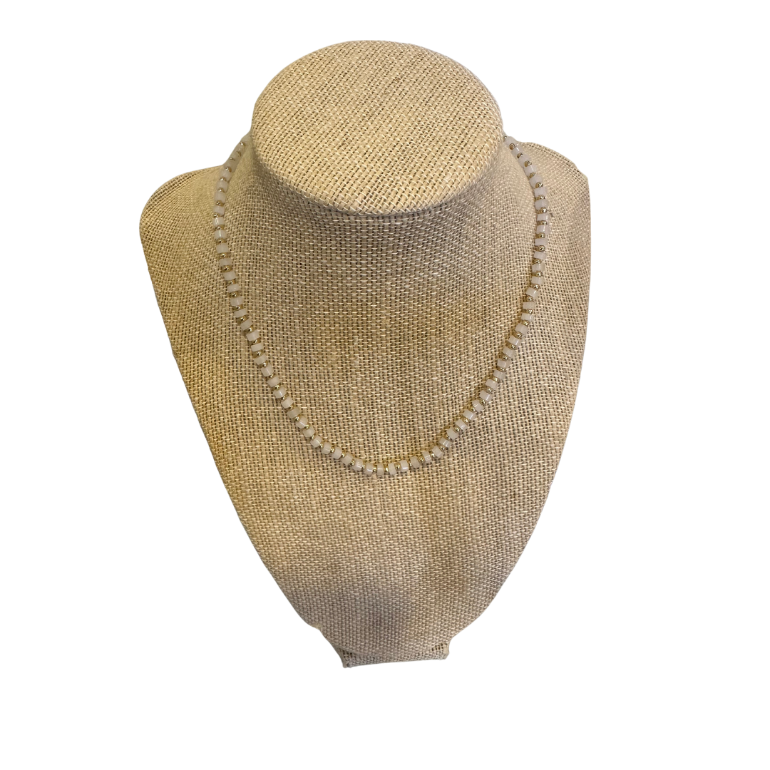 White Beaded Necklace