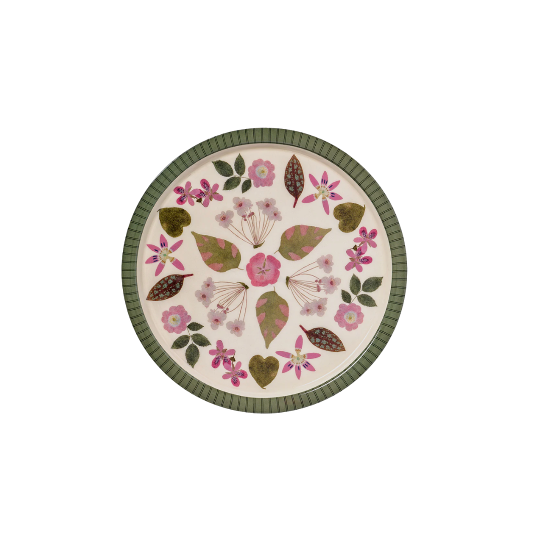 Round Serving Enamel Tray {Large}