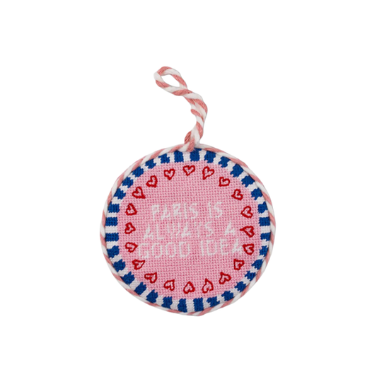 Needlepoint Ornament {Paris}