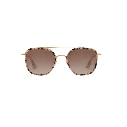 AUSTIN 24K Titanium + Matte Oyster Mirrored Sunglasses