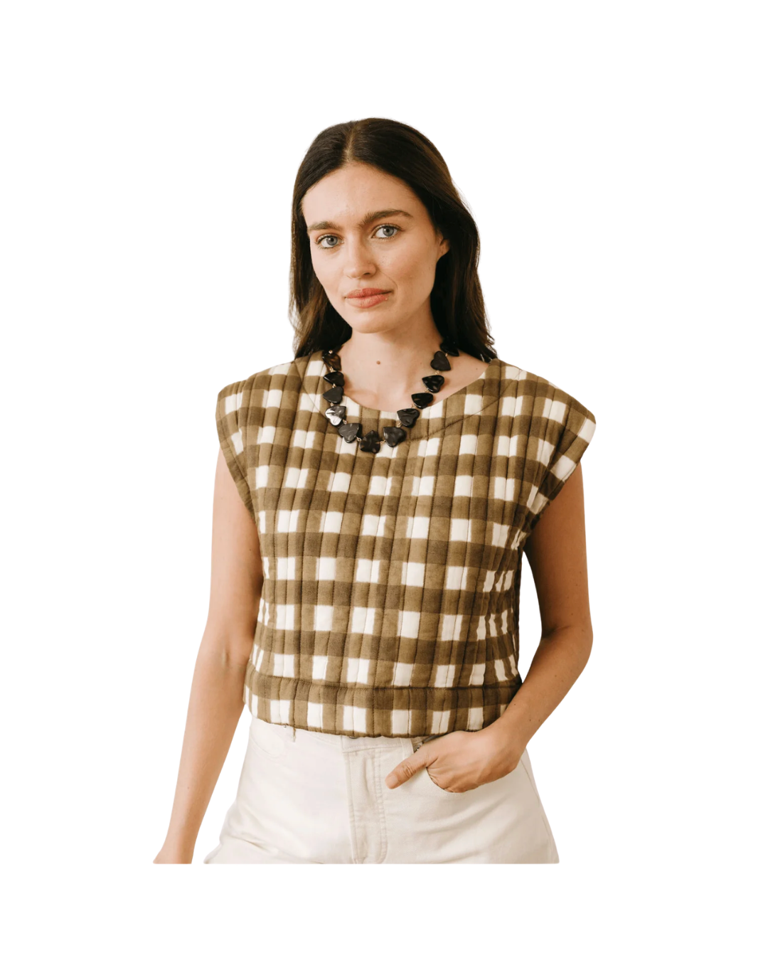 Gingham Greta Top