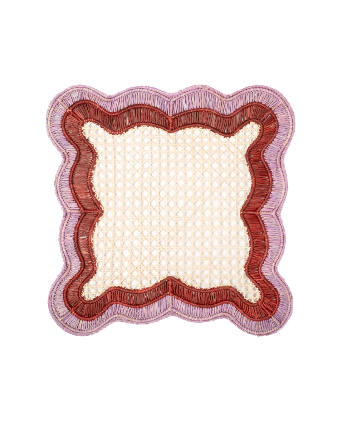 Lilac Terracotta Wavy Placemat {Set of 4}