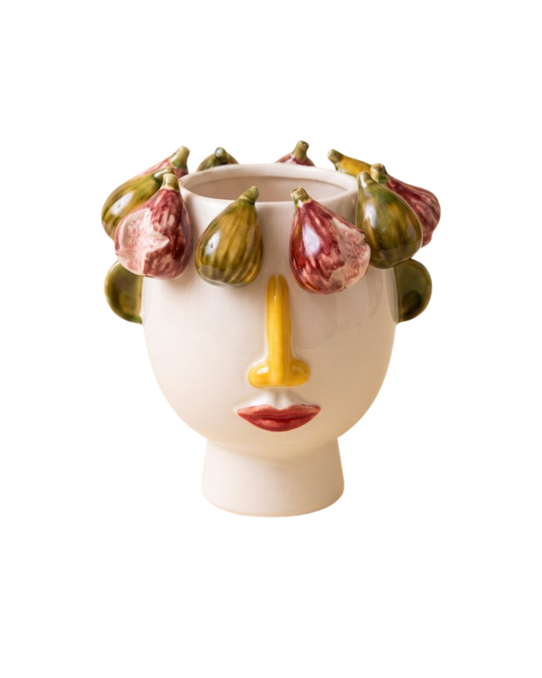 Ceramic Head with Figs