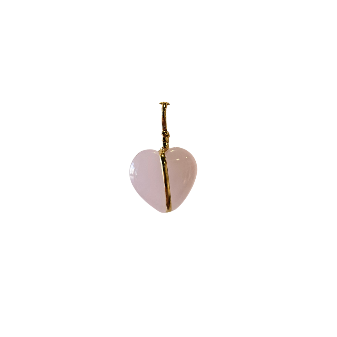 Rose Chalcedony Kerala Pendant