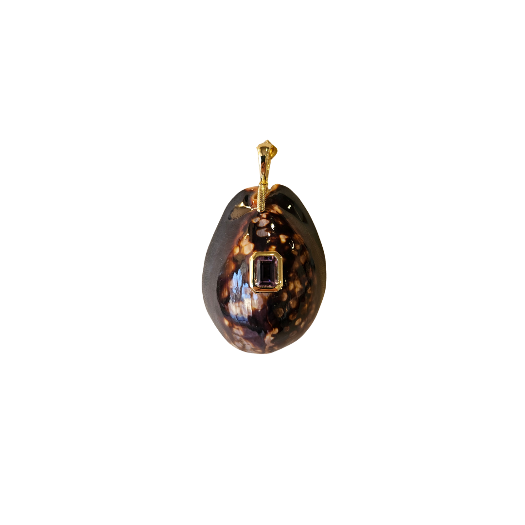 Formentera Brown Shell Pendant