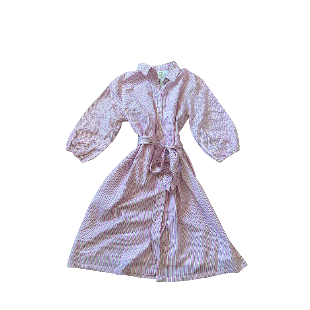 Striped Linen Dress