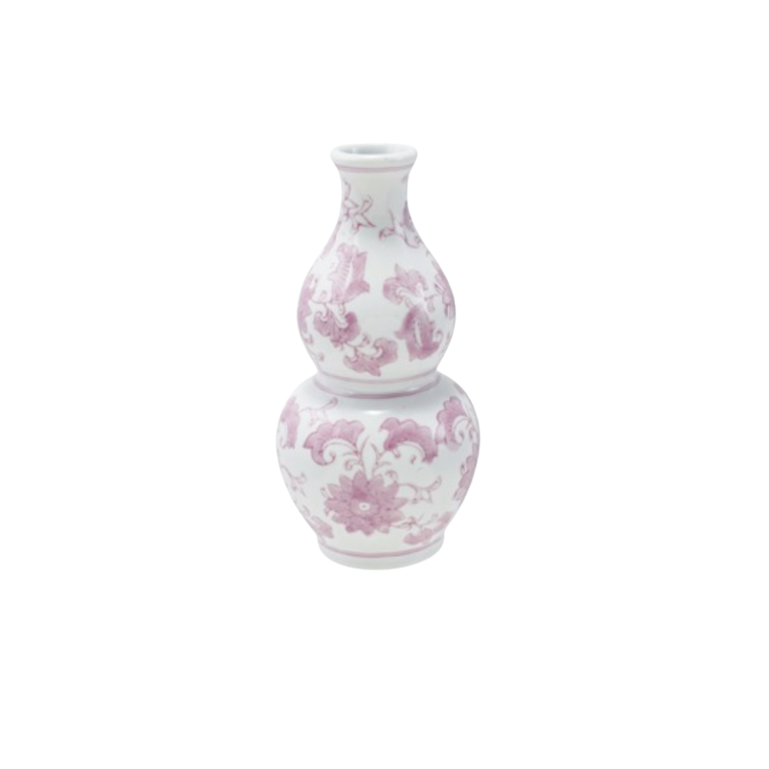 Lavender Floral Stone Vase