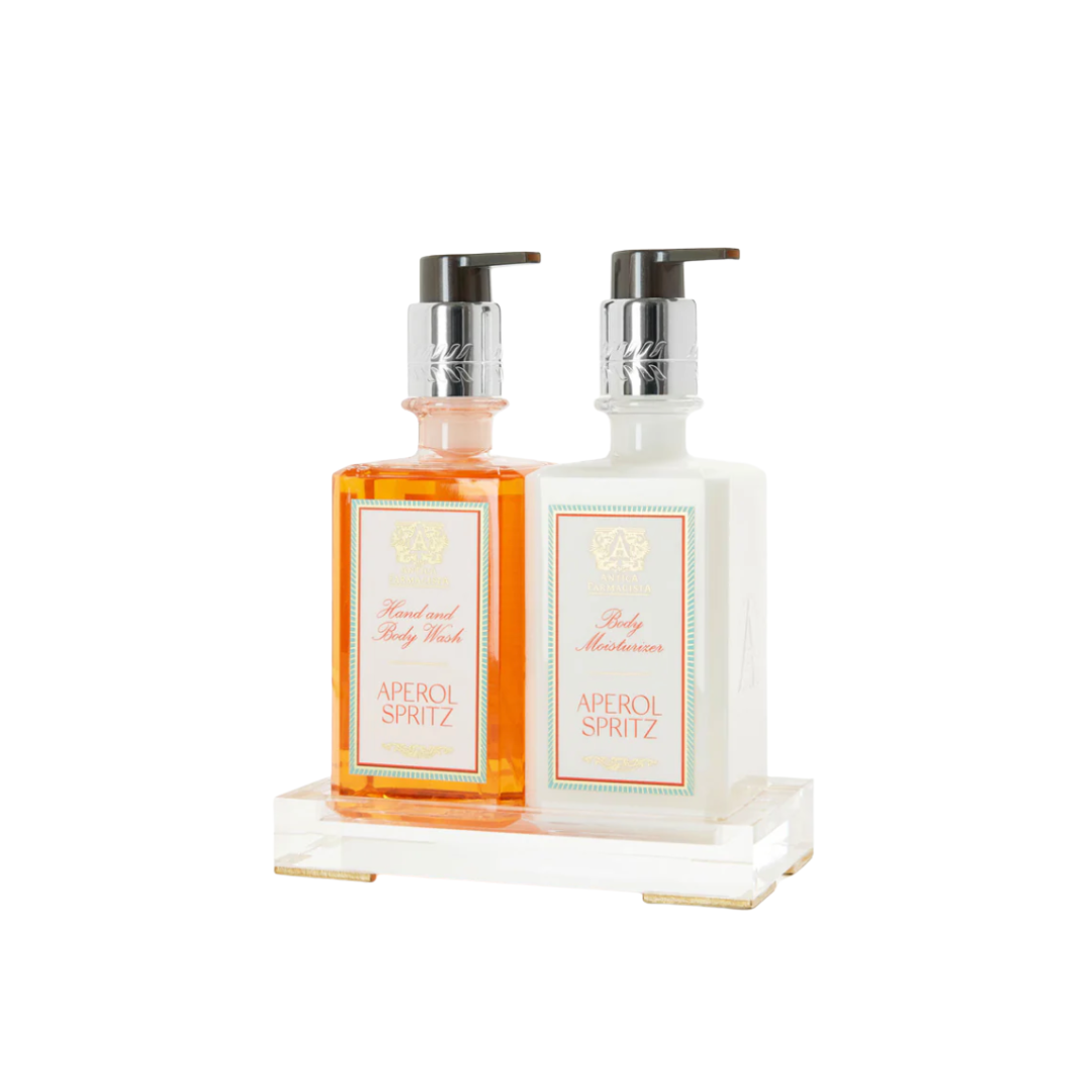 Acrylic Tray Bath & Body Set