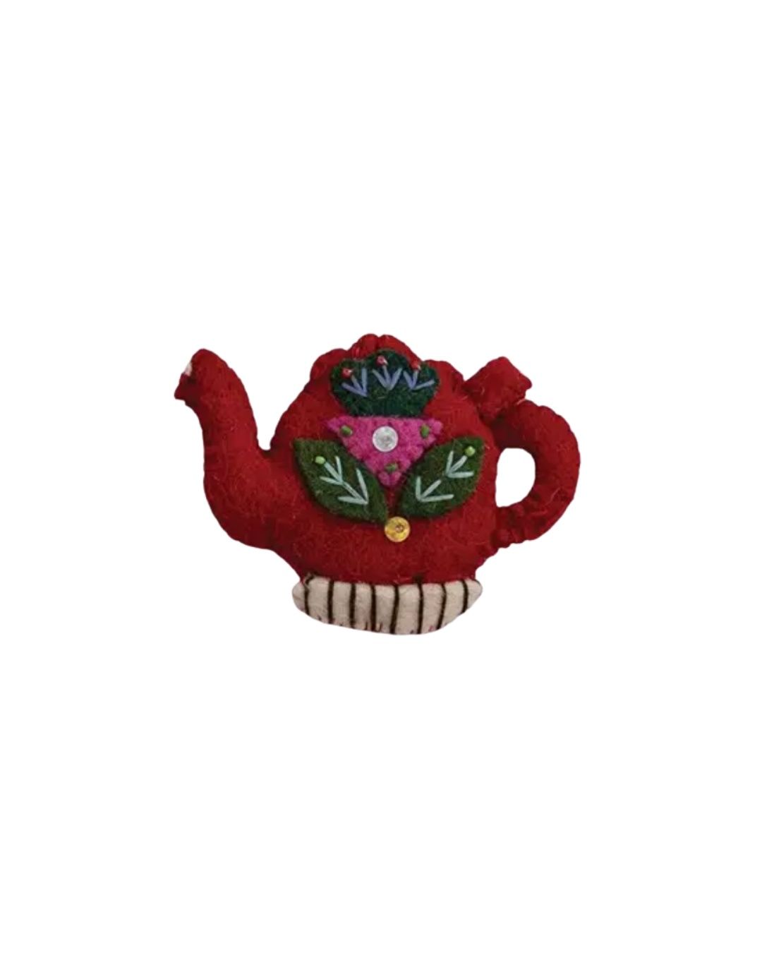 Wool Felt Teapot Measuring Tape