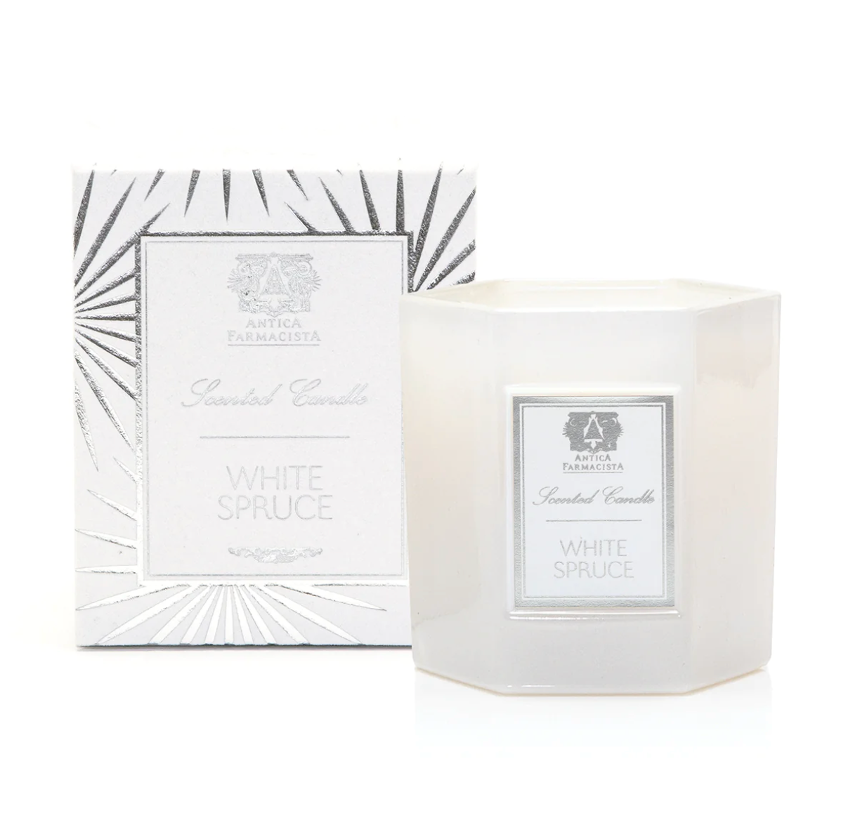 White Spruce Hexagonal Candle