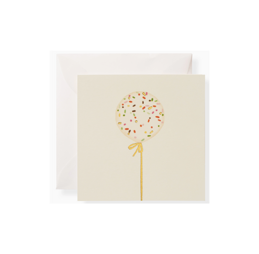 Confetti Balloon Enclosure Card