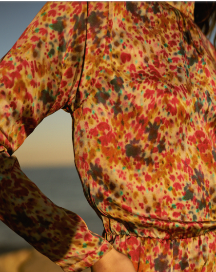 Printed Mini Dress