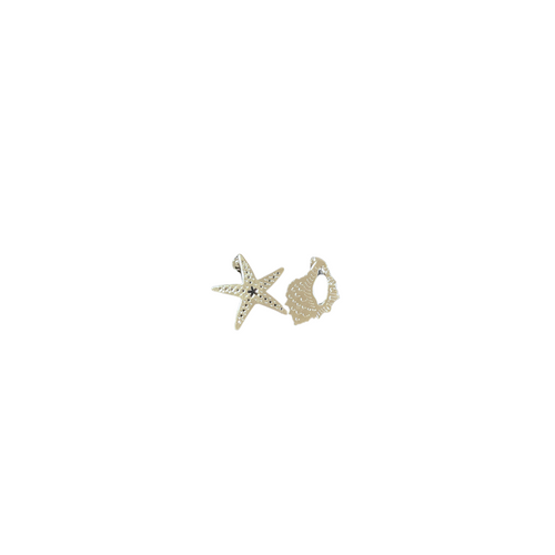 Starfish + Murex Earrings {Medium}