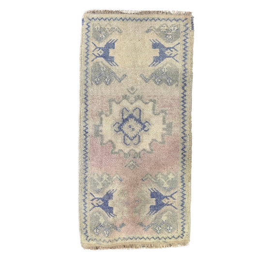 Vintage Rug {Cobalt Lilac}