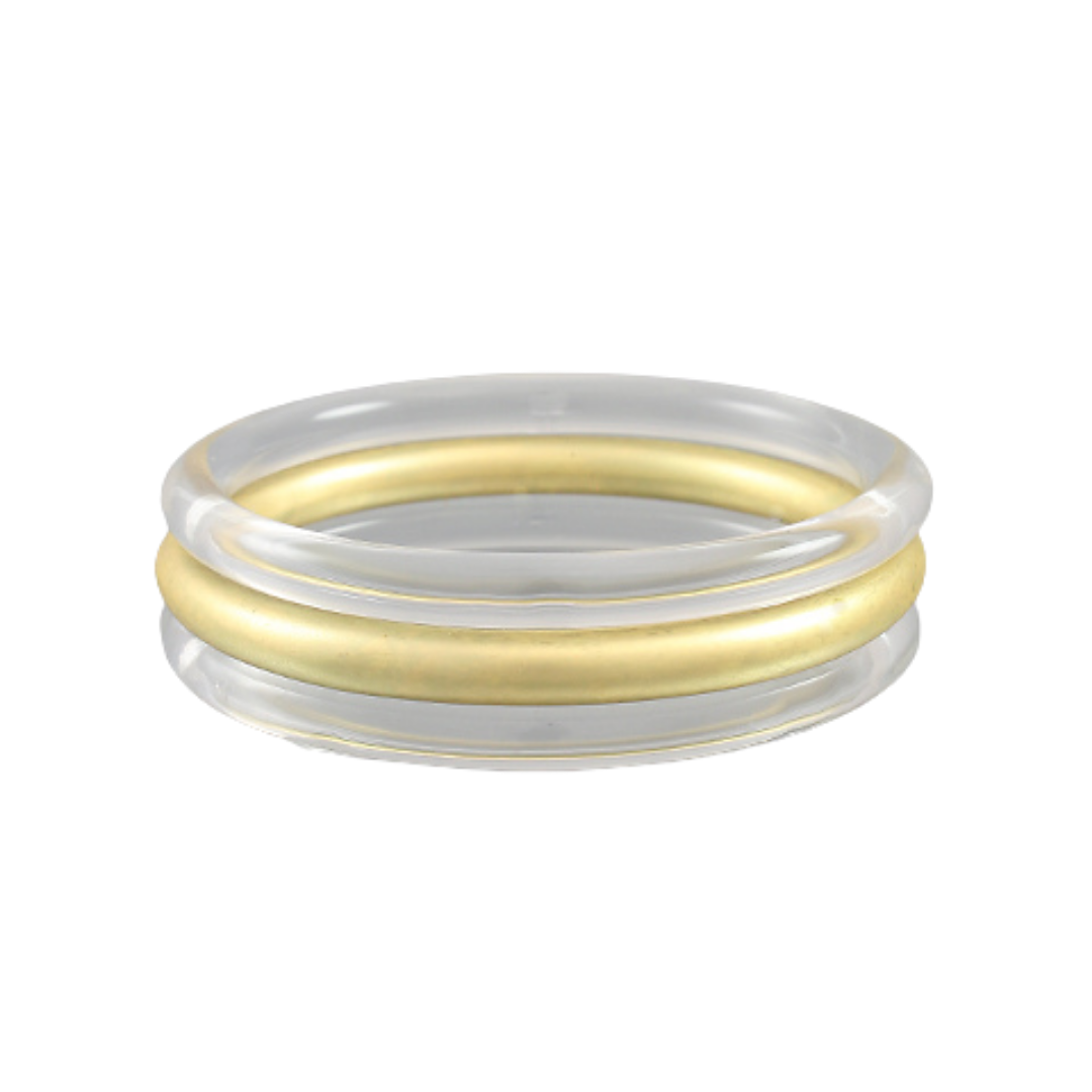 Lucite Acrylic Bangle Set