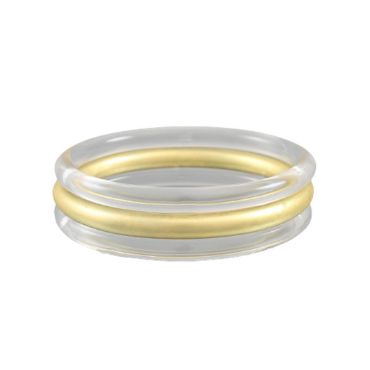 Lucite Acrylic Bangle Set