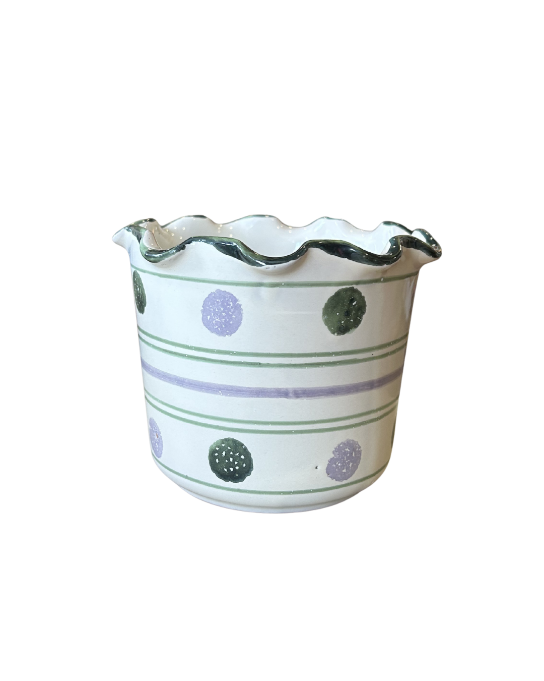 Puglian Ceramic Wavy Vase