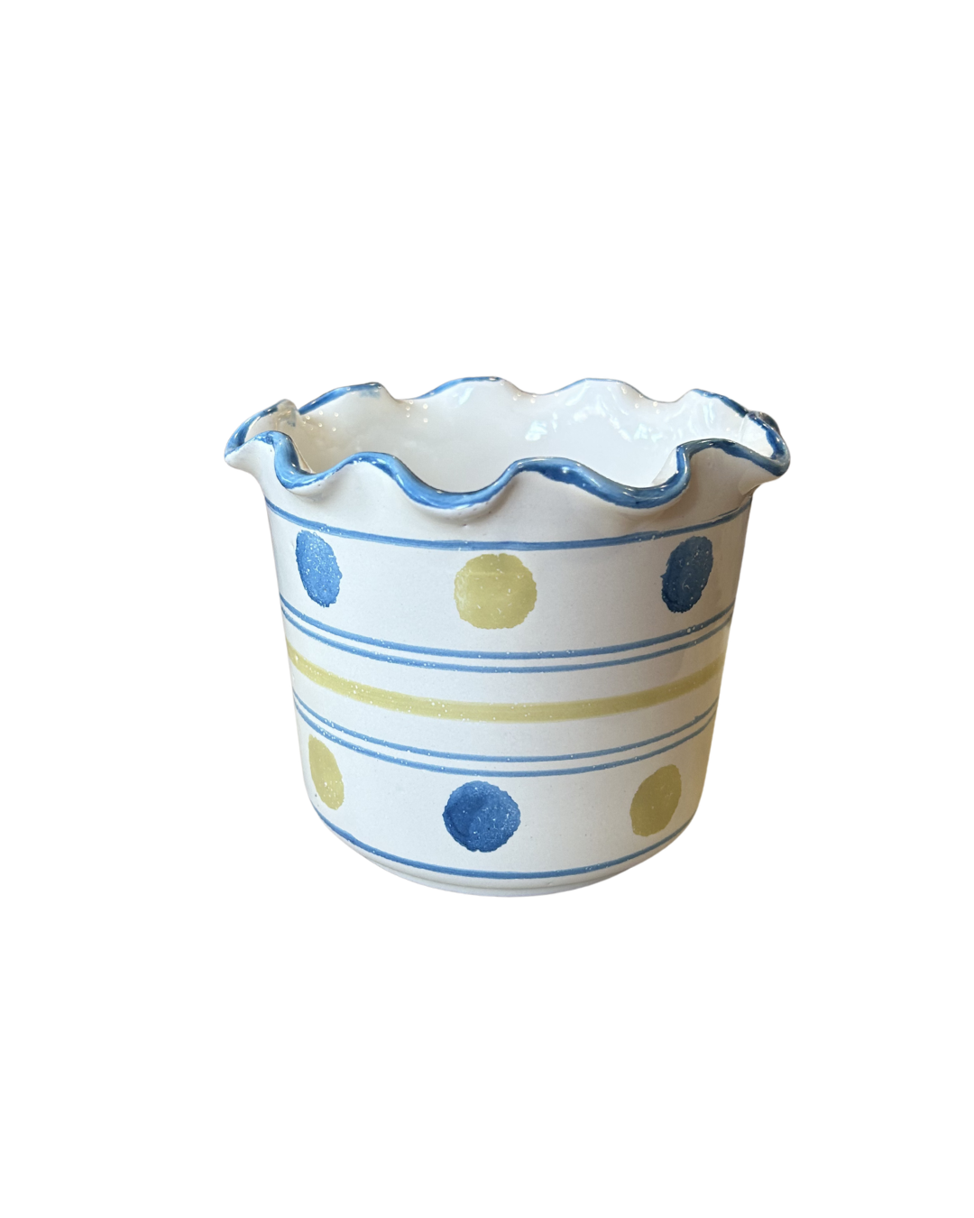 Puglian Ceramic Wavy Vase