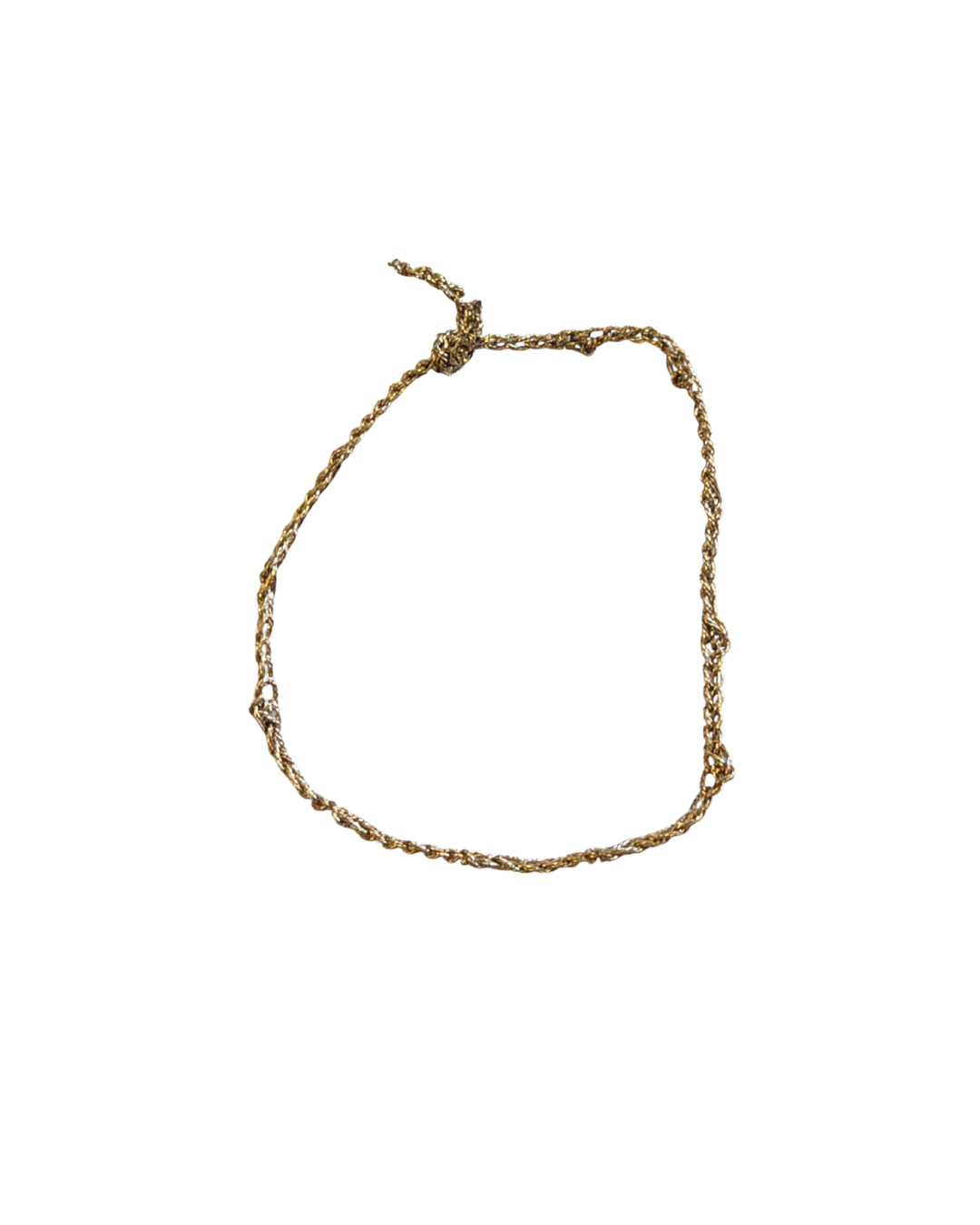 Adjustable Braided Tie Bracelet