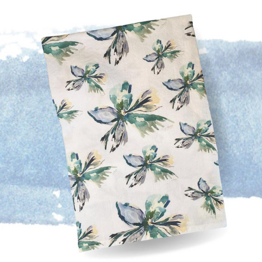 Eternal Flower Repeated Tea Towel