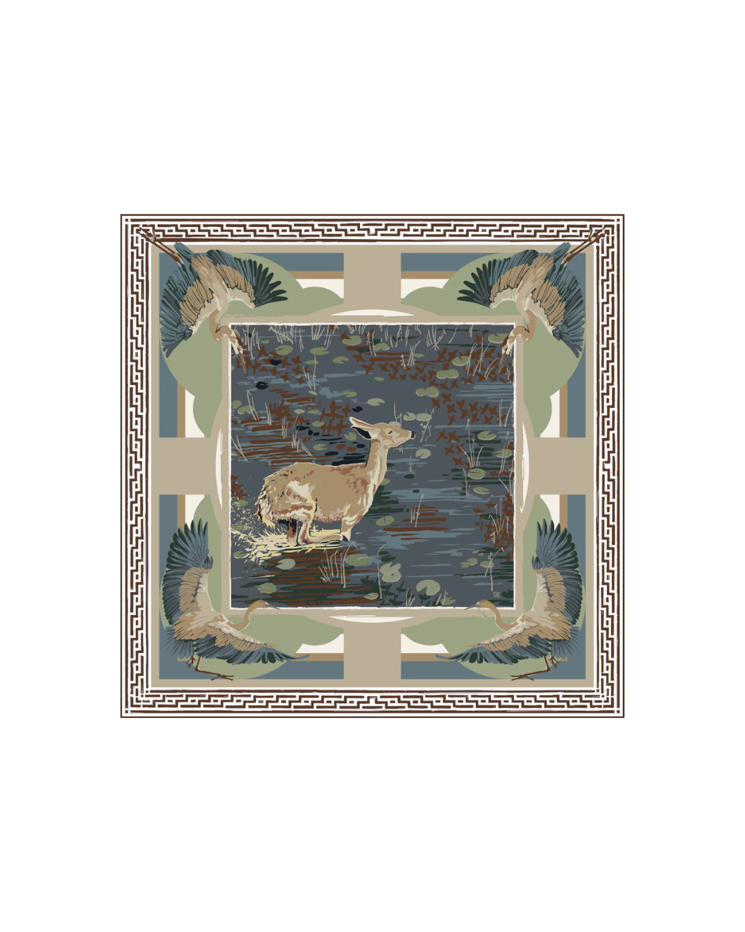 Double Sided Silk Scarves