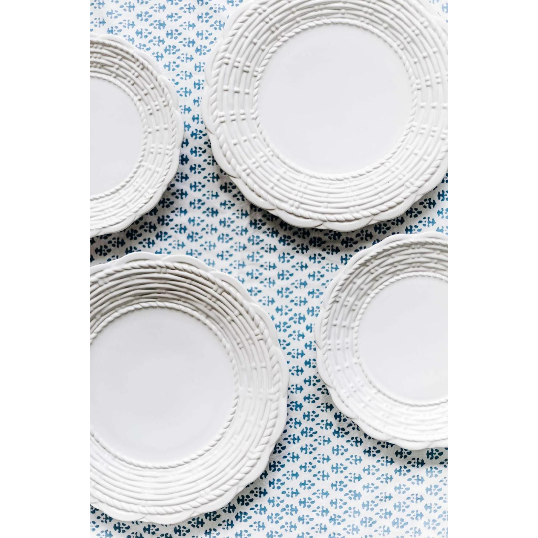 Basket Jubilee Dinner Plate {Set of 4}