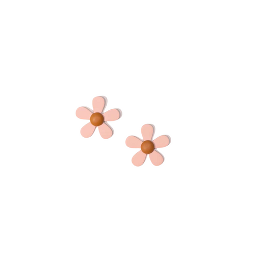 Blush Flower Earrings