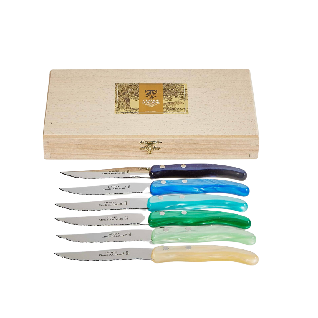 Berlingot Steak Knives {Blue/Green}