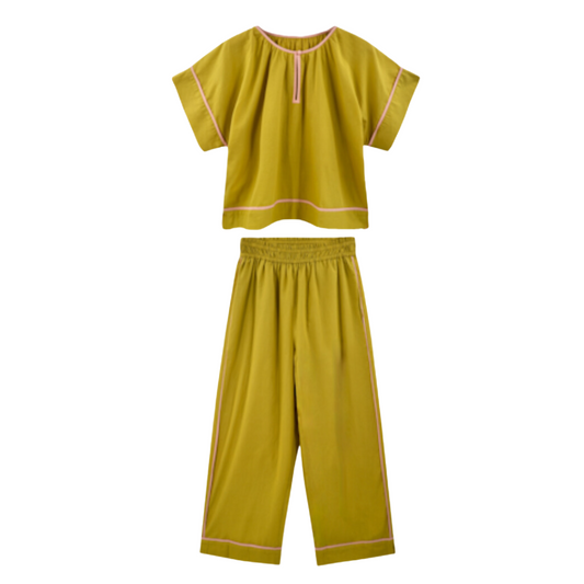 Pajama Pant Set in Sulphur