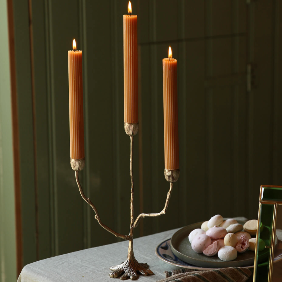 Misty Triple Candle Holder