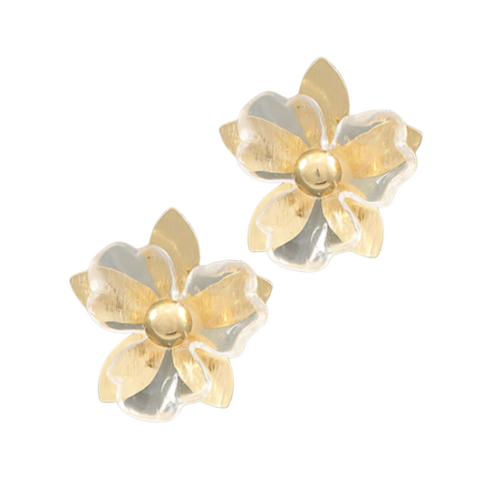 Acrylic Flower Earrings