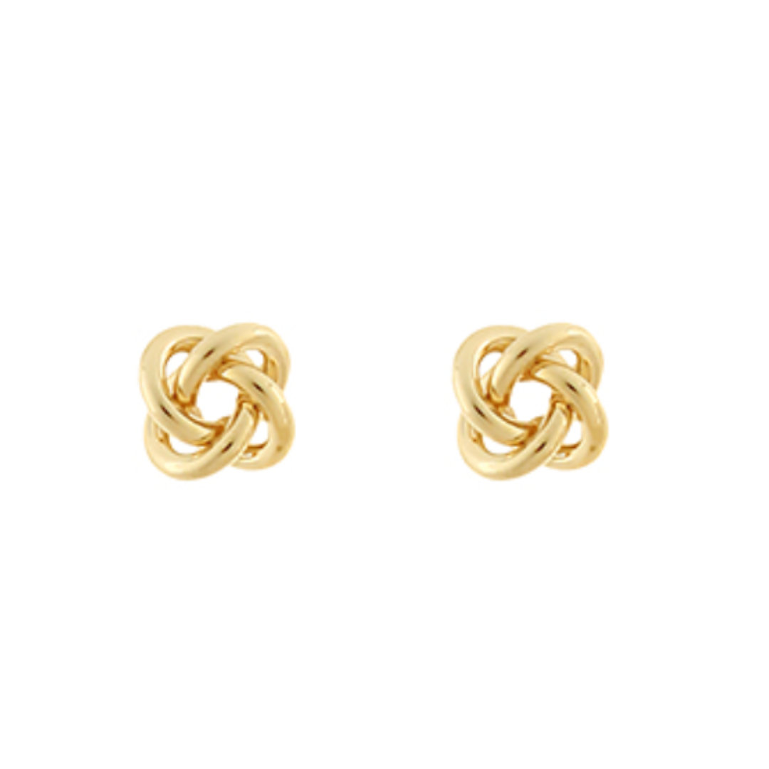 Gold Twist Earrings