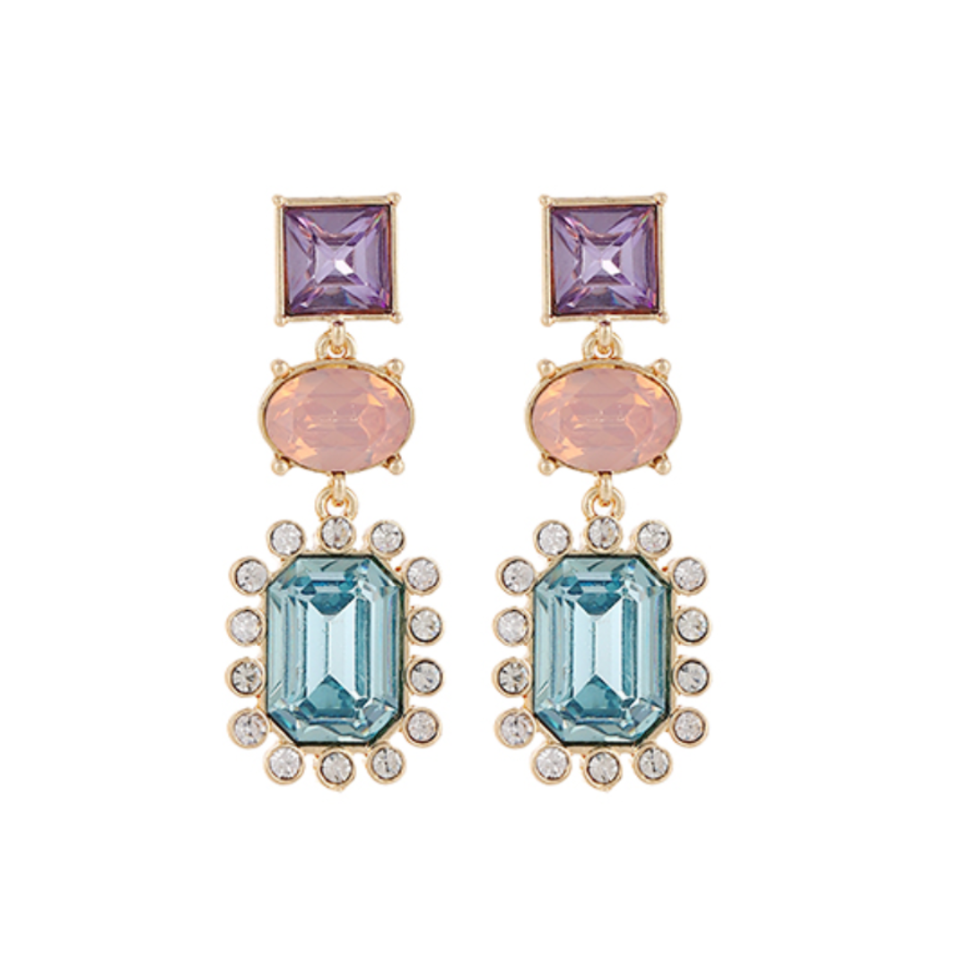 Jeweled Drop Earrings