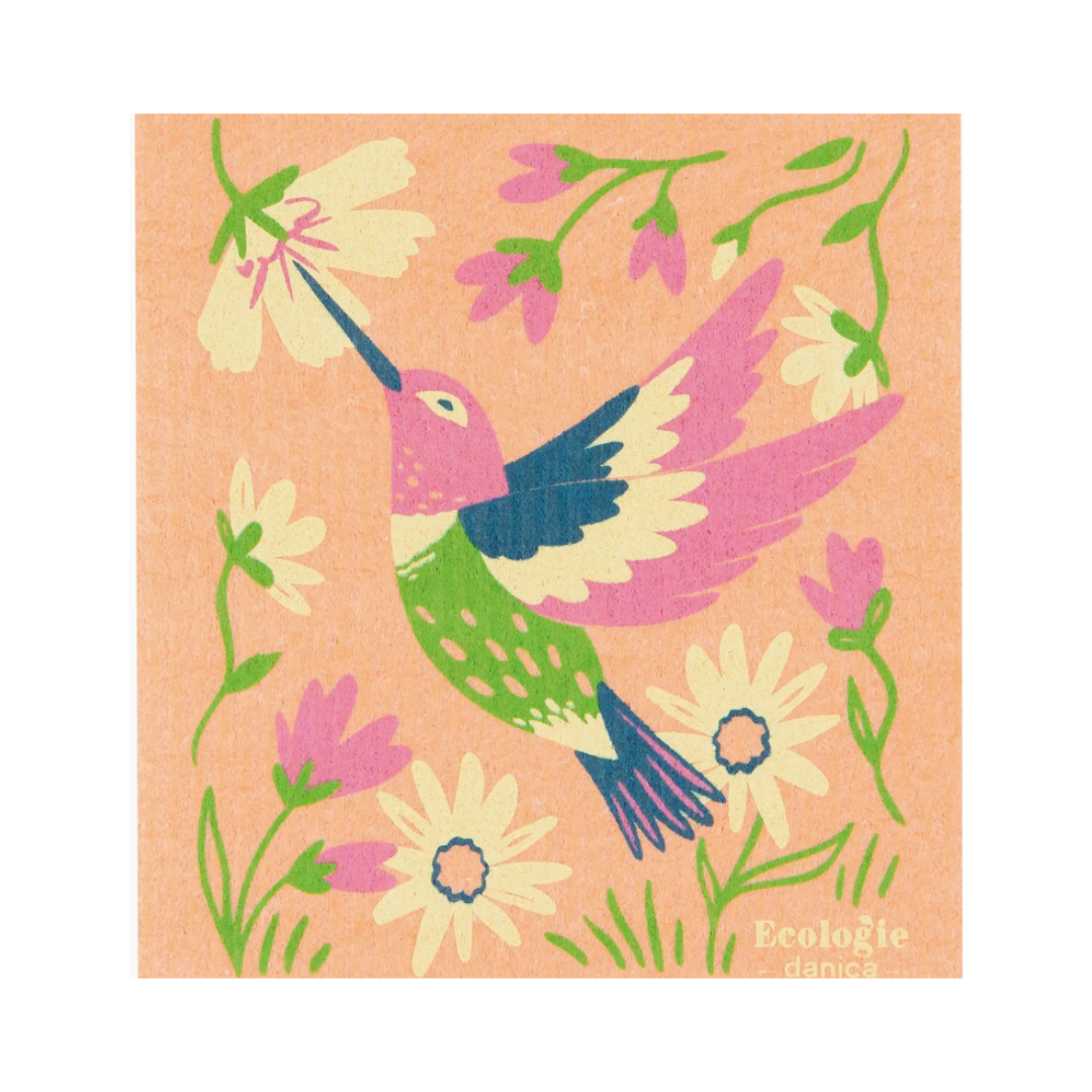 Hummingbird Swedish Dishcloth