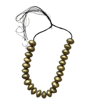 Load image into Gallery viewer, Gold Vintage African Stone Beads