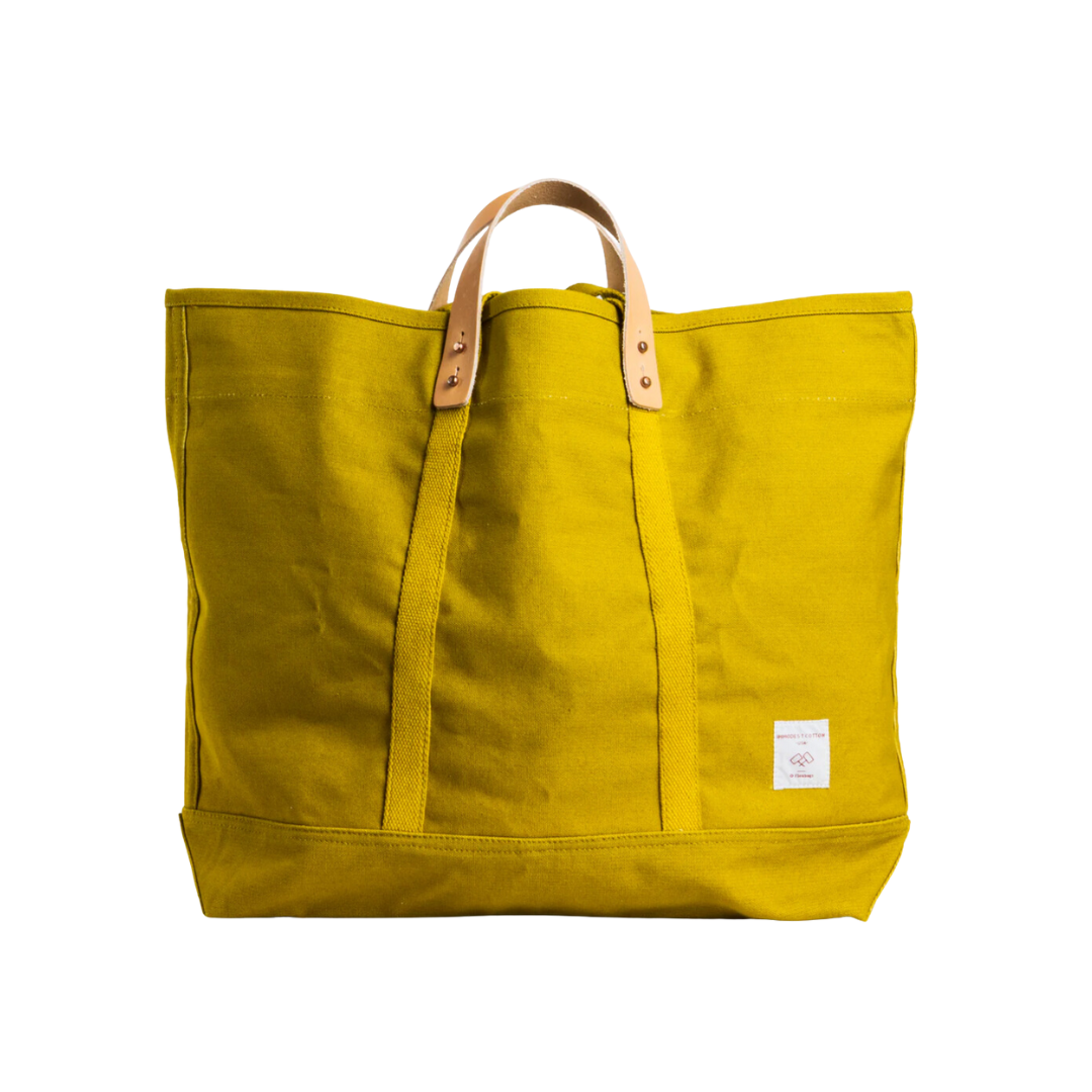 Large East West Tote {Chartreuse}