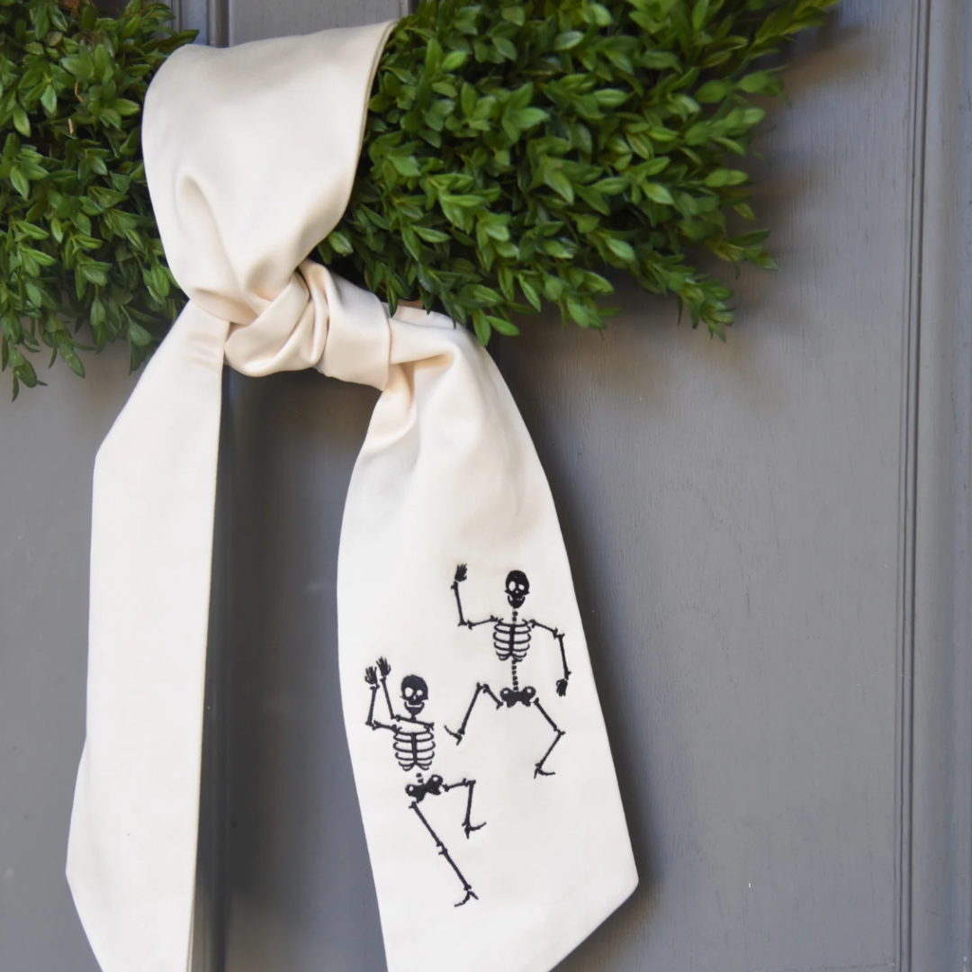 Skeleton Wreath Sash