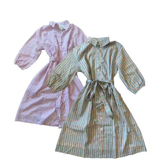 Striped Linen Dress