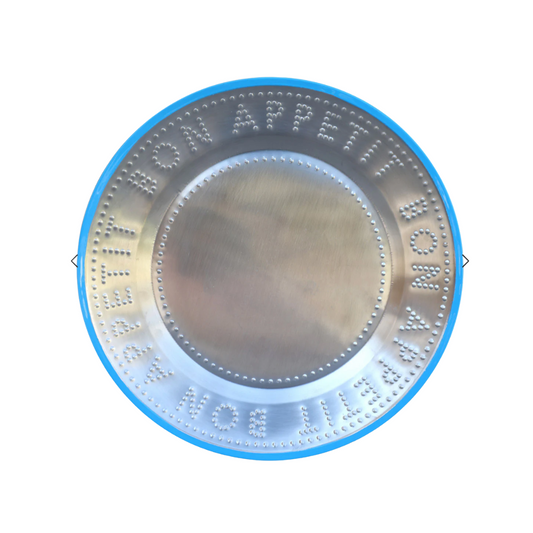 Bon Appetit Steel Plate {Blue}