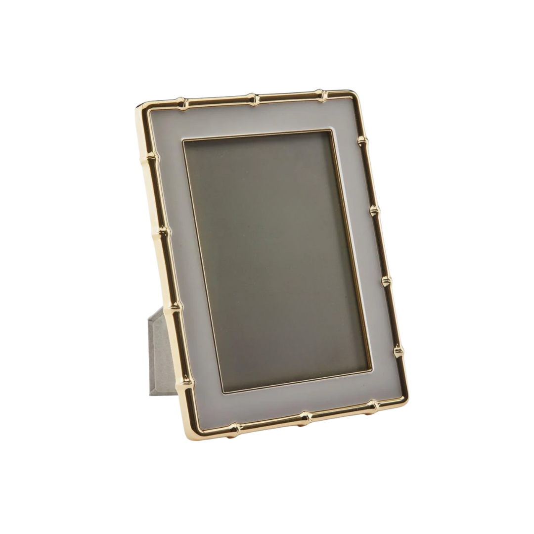 5x7 Gold Bamboo Chiffon Frame