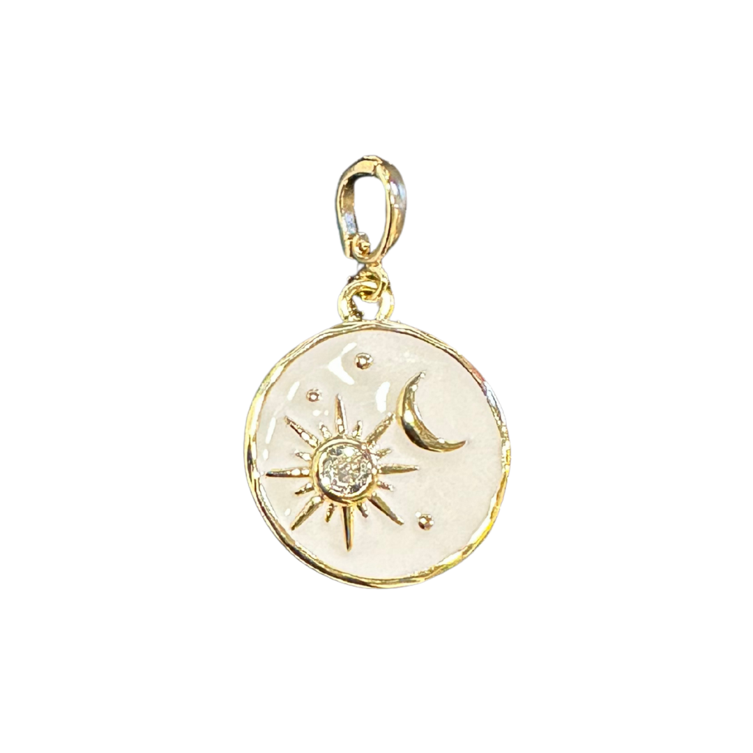 Moon + Star Coin Charm