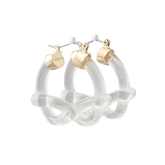 Pretzel Hoop Earrings