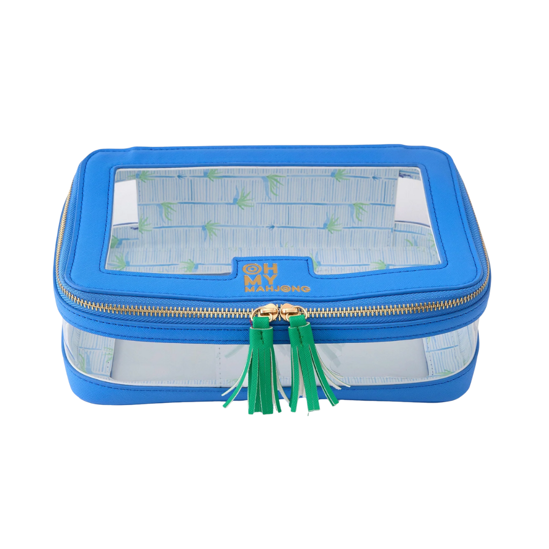 Blue Tile Storage Bag