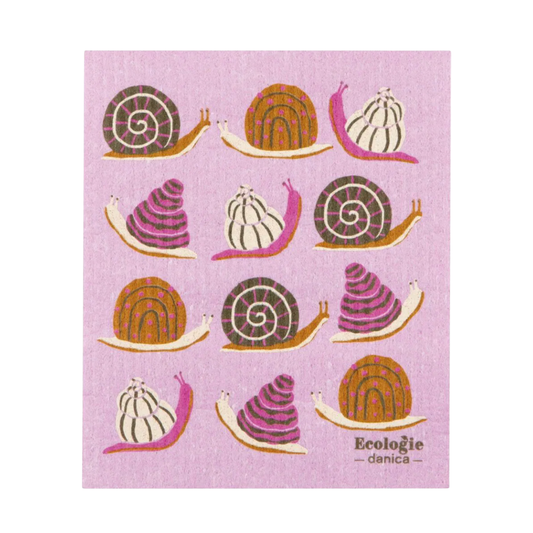 Swedish Dishcloth {Snails}