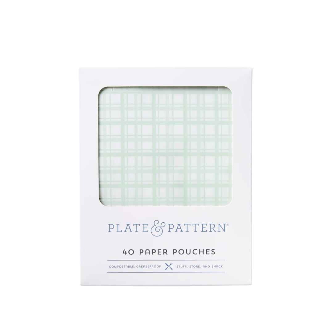 Paper Pouches {Meadow Plaid}