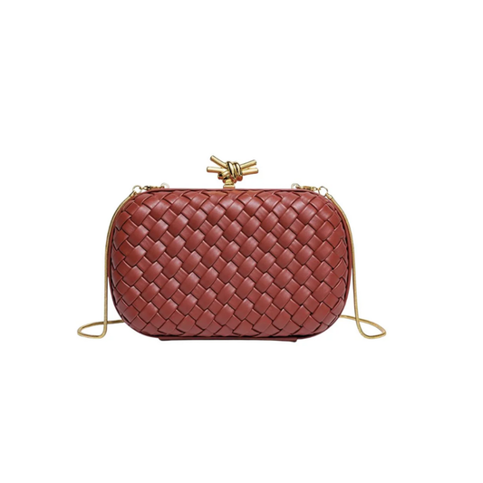 Woven Clutch {Brick}